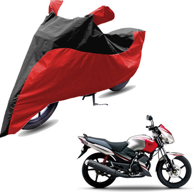 RiderShine Two Wheeler Cover for Yamaha(Gladiator SS, Red, Black)