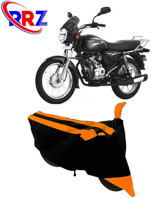 RRZ Waterproof Two Wheeler Cover for Bajaj(Boxer BM 150, Black, Orange)