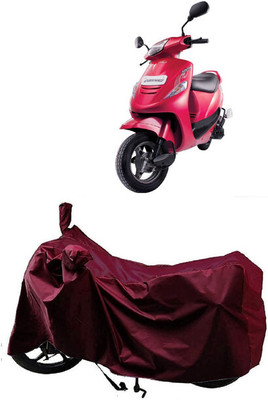 Matt Moon Two Wheeler Cover for Mahindra(Kine, Maroon)