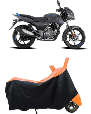 Coxtor Waterproof Two Wheeler Cover for Bajaj(Pulsar 125 Neon, Orange)
