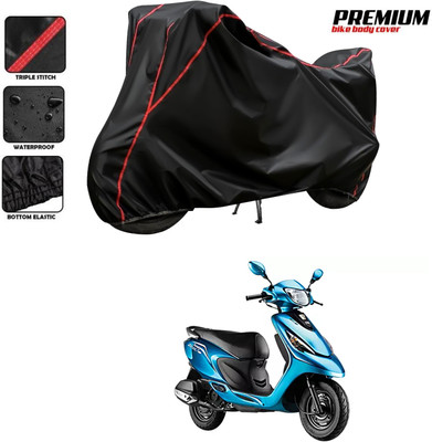 SThanaveX Waterproof Two Wheeler Cover for TVS(Scooty Zest, Black)