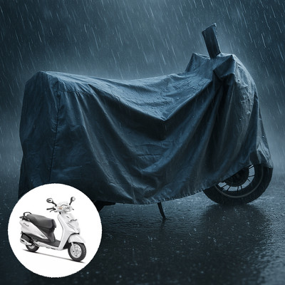 PAGORA Waterproof Two Wheeler Cover for Hero(Duet LX 110CC, Grey)