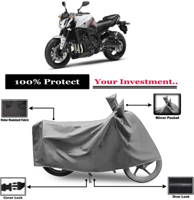 Amexride Two Wheeler Cover for Yamaha(FZ1, Grey)