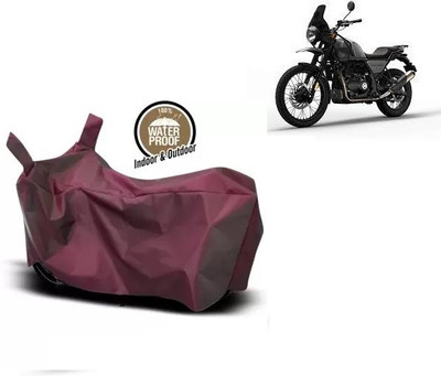 OliverX Waterproof Two Wheeler Cover for Royal Enfield(Himalayan, Maroon)
