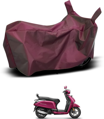 PAGORA Waterproof Two Wheeler Cover for Hero(MotoCorp Destini 125, Maroon)