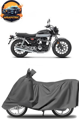 WRAPSTRIC Waterproof Two Wheeler Cover for Honda(Hness CB350, Grey)