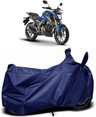 MMSSTAR Waterproof Two Wheeler Cover for Honda(CB 400, Blue)