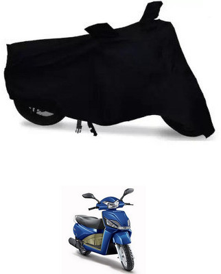 THE REAL ARV Waterproof Two Wheeler Cover for Mahindra(Gusto, Black)