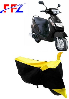 FFZ Waterproof Two Wheeler Cover for Mahindra(Duro DZ, Black, Yellow)