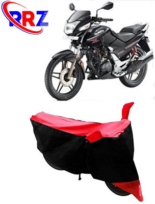 RRZ Waterproof Two Wheeler Cover for Hero(CBZ Extreme, Black, Red)