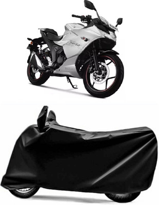 V VINTON Two Wheeler Cover for Suzuki(Gixxer SF, Black)