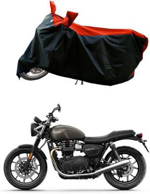 DeepShakshi AUTOMOTIVE Waterproof Two Wheeler Cover for Triumph(Street Twin, Red)