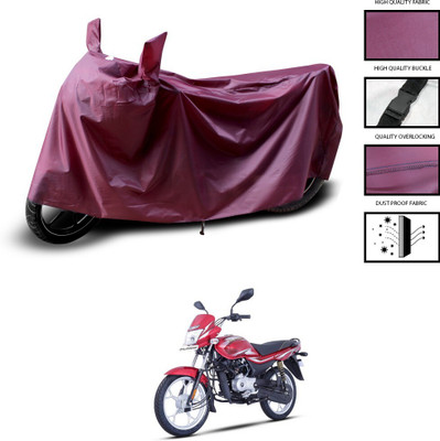 PAGORA Waterproof Two Wheeler Cover for Bajaj(CT100, Maroon)