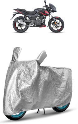 FRONCH Waterproof Two Wheeler Cover for Bajaj(Pulsar 180 DTS-i, Silver)