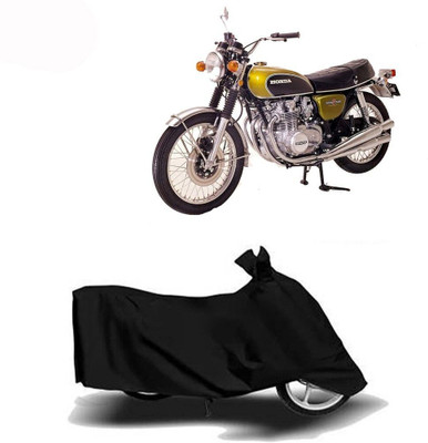 DeepShakshi AUTOMOTIVE Waterproof Two Wheeler Cover for Honda(CB 500, Black)