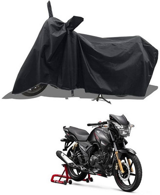 PAGORA Waterproof Two Wheeler Cover for TVS(Apache 150, Black)