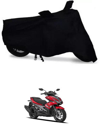 DeepShakshi AUTOMOTIVE Waterproof Two Wheeler Cover for Yamaha(Aerox 155 Maxi BS6, Black)