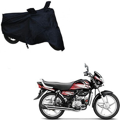 DeepShakshi AUTOMOTIVE Two Wheeler Cover for Hero(HF Deluxe BS6, Black)