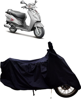 KEDIT Two Wheeler Cover for Hero(Duet LX 110CC BS6, Black)