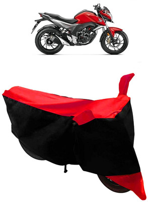 AASHTIK MART Two Wheeler Cover for Honda(CB Twister, Red)