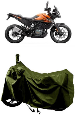 SUGASHRI Waterproof Two Wheeler Cover for KTM(390 Adventure BS6, Green)
