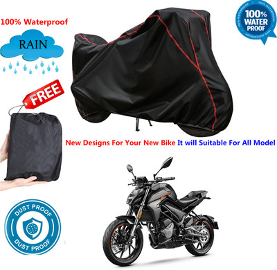 OliverX Waterproof Two Wheeler Cover for CFMoto(300NK, Black)