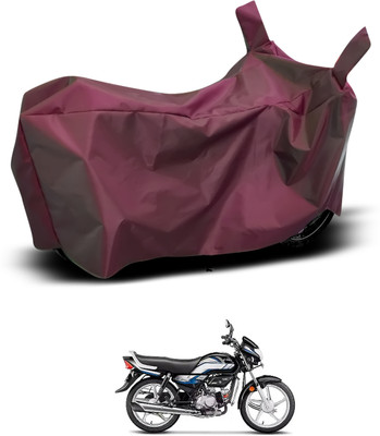 PAGORA Waterproof Two Wheeler Cover for Hero(HF Deluxe, Maroon)