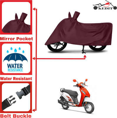 AASHTIK MART Two Wheeler Cover for Honda(Activa i, Maroon)