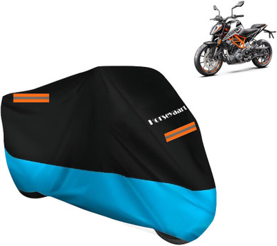 Horseyaart Waterproof Two Wheeler Cover for KTM(250 Duke BS6, Blue)