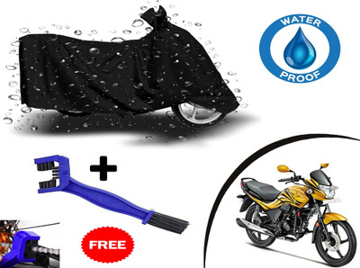 ROYAL AUTO MART Waterproof Two Wheeler Cover for Hero(Passion Xpro, Black)