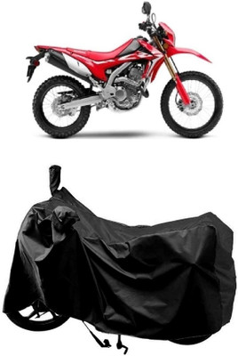 AutoKick Two Wheeler Cover for Honda(CRF 250 L, Black)