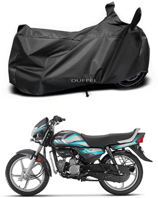 SK AUTO Two Wheeler Cover for Hero(HF Deluxe BS6, Black)