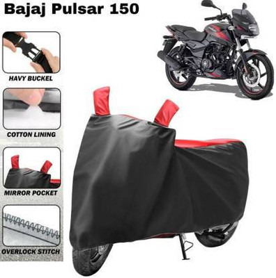 smwzxyu Waterproof Two Wheeler Cover for Bajaj(Pulsar 150, Red)