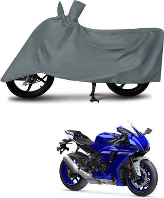 DeepShakshi AUTOMOTIVE Waterproof Two Wheeler Cover for Yamaha(YZF R1, Grey)