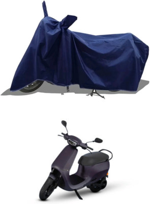 RAQTRO Waterproof Two Wheeler Cover for Ola(Electric Scooter, Blue)