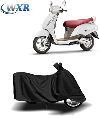 WXR Waterproof Two Wheeler Cover for Suzuki(Access 125, Black)