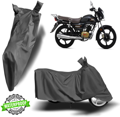 ROYAL AUTO MART Waterproof Two Wheeler Cover for TVS(Radeon, Grey)