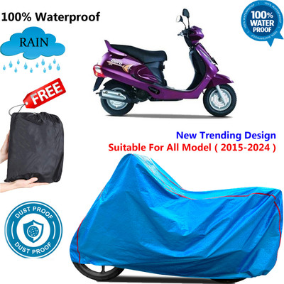 OliverX Waterproof Two Wheeler Cover for Mahindra(Duro 125, Blue)