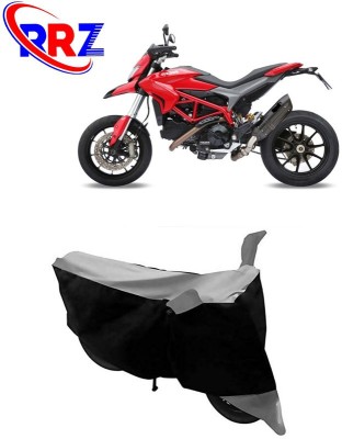 RRZ Waterproof Two Wheeler Cover for Ducati(Hypermotard 939, Black, Grey)