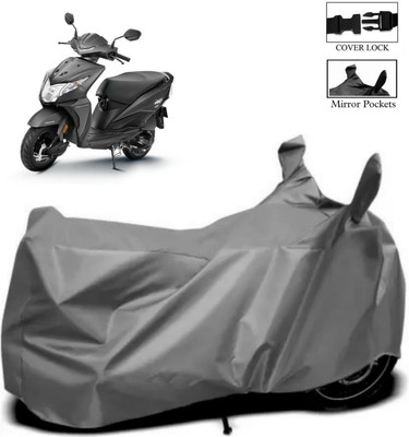 Mdstar Waterproof Two Wheeler Cover for Honda(Dio, Grey)