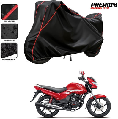 PAGORA Waterproof Two Wheeler Cover for Hero(Achiever, Black)