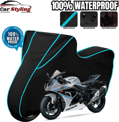 Car Styling Waterproof Two Wheeler Cover for Suzuki(GSX, Multicolor)