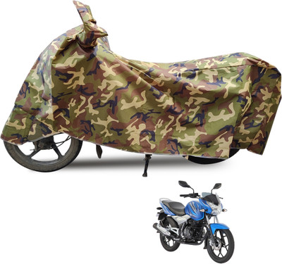 Euro Care Waterproof Two Wheeler Cover for Bajaj(Discover 125 DTS-i, Black)