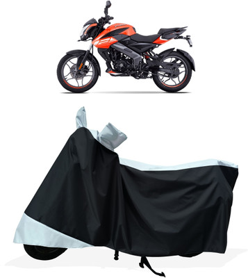 Tricway Two Wheeler Cover for Bajaj(Pulsar NS125, White)