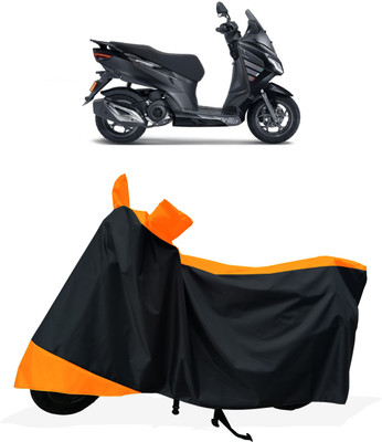 Tricway Two Wheeler Cover for Aprilia(SXR 160 BS6, Orange)