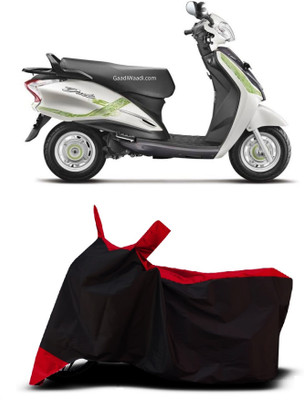 VESMEI Two Wheeler Cover for Hero(Motocorp Electric Scooter, Red)