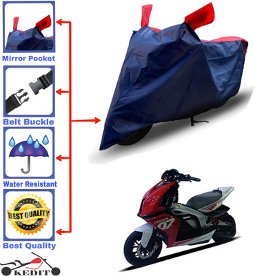 AASHTIK MART Two Wheeler Cover for TVS(Creon, Red, Blue)