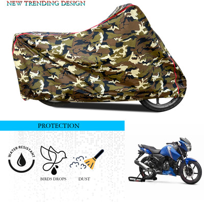 ANTHUB Waterproof Two Wheeler Cover for TVS(Apache RTR 180, Multicolor)