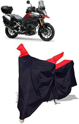 Amexride Two Wheeler Cover for Suzuki(V Strom 1000, Black)