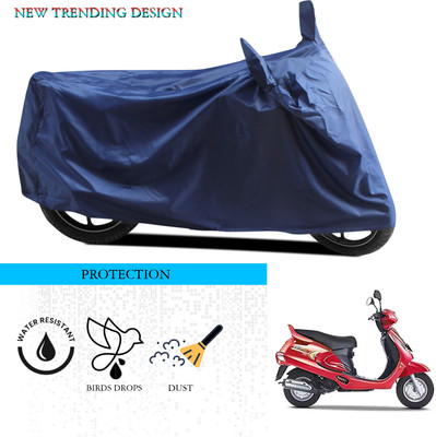 ANTHUB Waterproof Two Wheeler Cover for Mahindra(Duro, Blue)